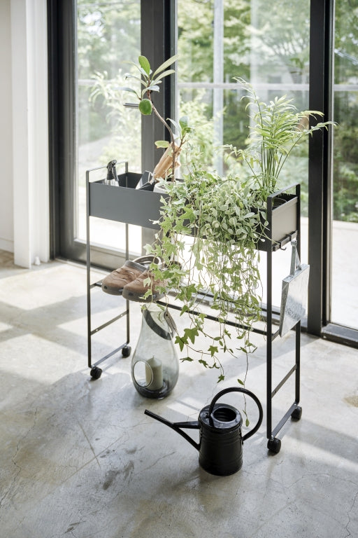 Yamazaki Opbergrek met Wielen - Tower - Zwart