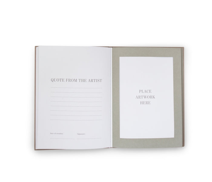 Printworks Frame Boek - Great Art - Tekenmap - Beige