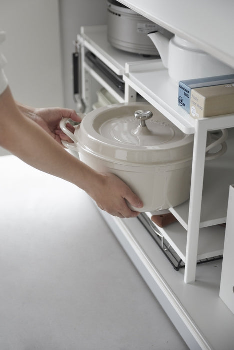 Yamazaki Keukenkast Organizer - 3 niveaus - Tower - Wit