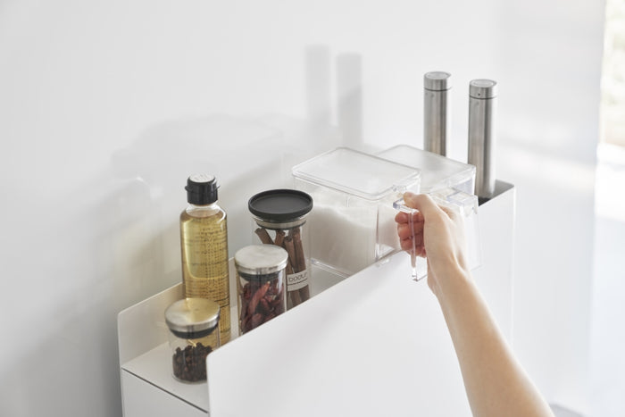 Yamazaki Kruiden- en Olierek Uitschuifbaar - 2 niveaus - Tower - Wit