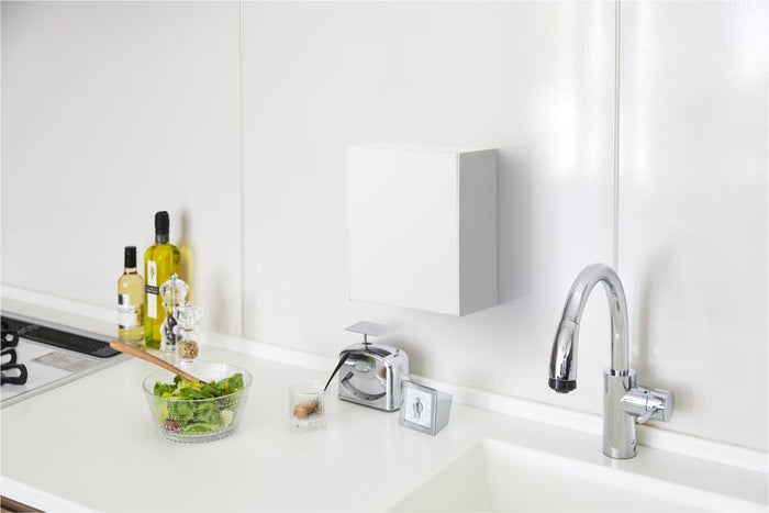 Yamazaki Zelfklevend Badkamer Prullenbakje - Tower - Wit