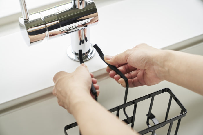 Yamazaki Hangende Gootsteenorganizer - Tower - Zwart