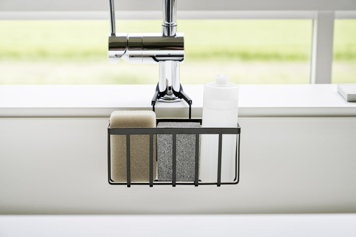 Yamazaki Hangende Gootsteenorganizer - Tower - Zwart