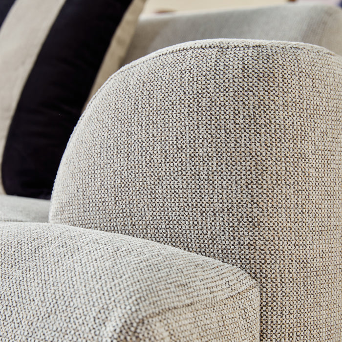 by fonQ Flair Hoekbank met Chaise Longue Links - Naturel Melange