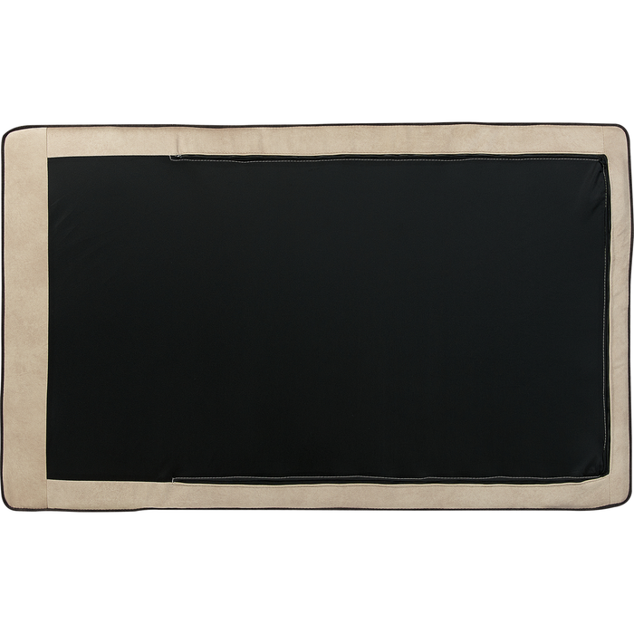 Beliani - ALTAN - Hoekbank - Beige - Rechtszijdig - Fluweel