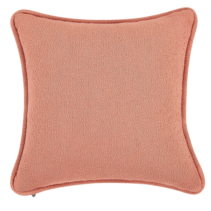 Beliani - CHEVANNES - Chaise longue - Perzik - Linkszijdig - Polyester