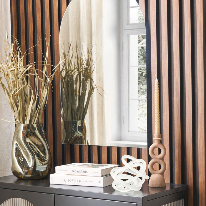 Beliani - ANNECY - Wandspiegel - Zilver - Glas