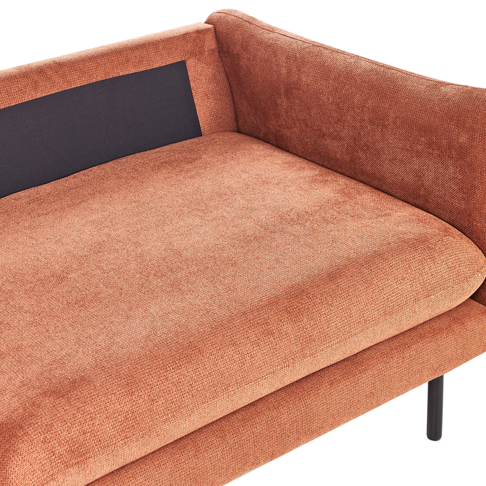 Beliani - VINTERBRO - Driezitsbank - Goudbruin - Polyester