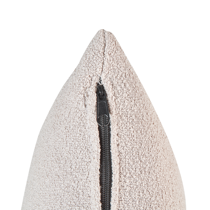 Beliani - CHEVANNES - Chaise longue - Lichtbeige - Bouclé