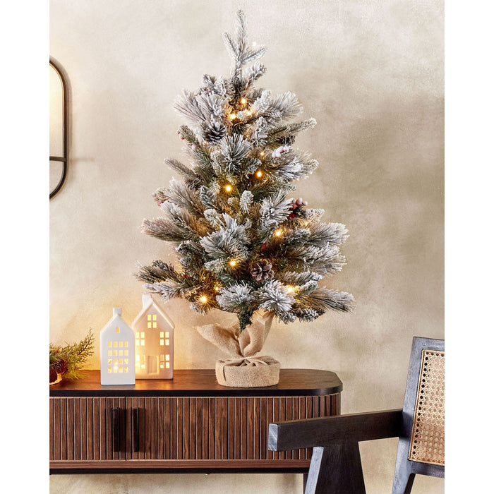 Beliani - MALIGNE - Kerstboom - Groen - 90 cm - Synthetisch materiaal
