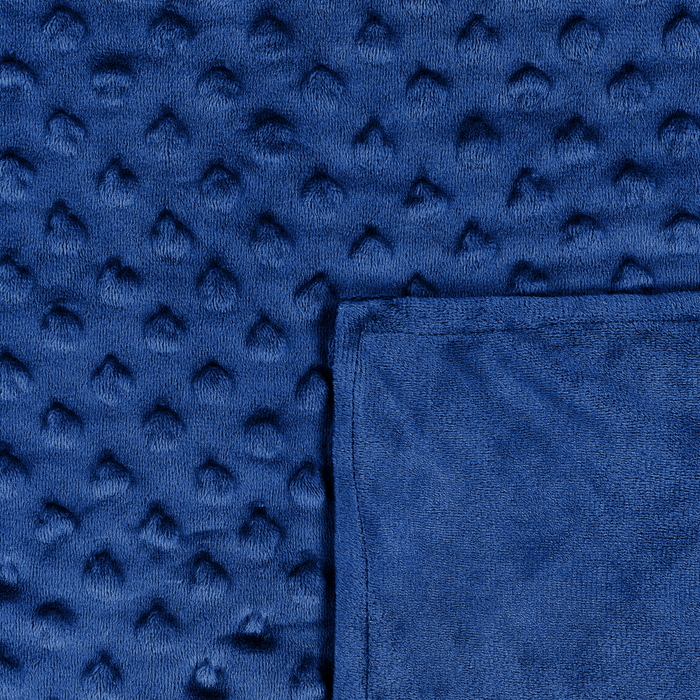 Beliani-CALLISTO-Verzwaringsdeken hoes-Blauw-100 x 150 cm-Polyester