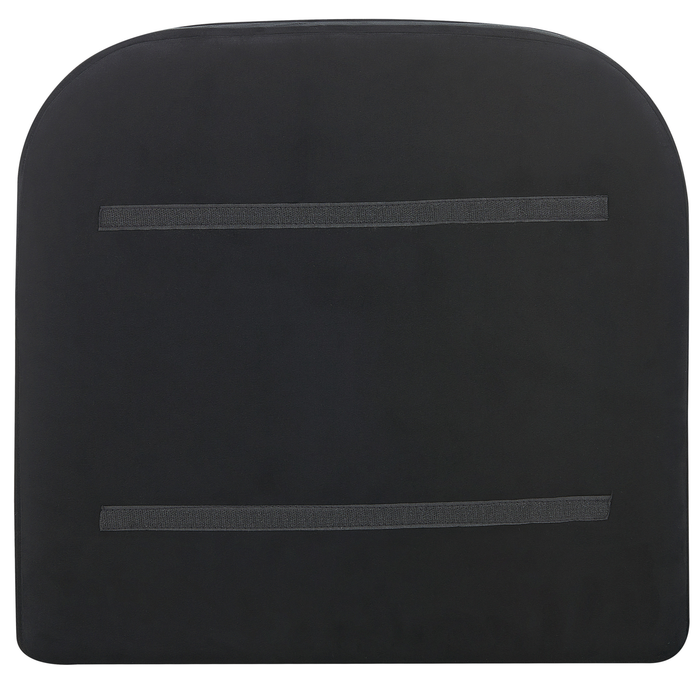 Beliani - SIRKKA - Fauteuil - Zwart - Fluweel