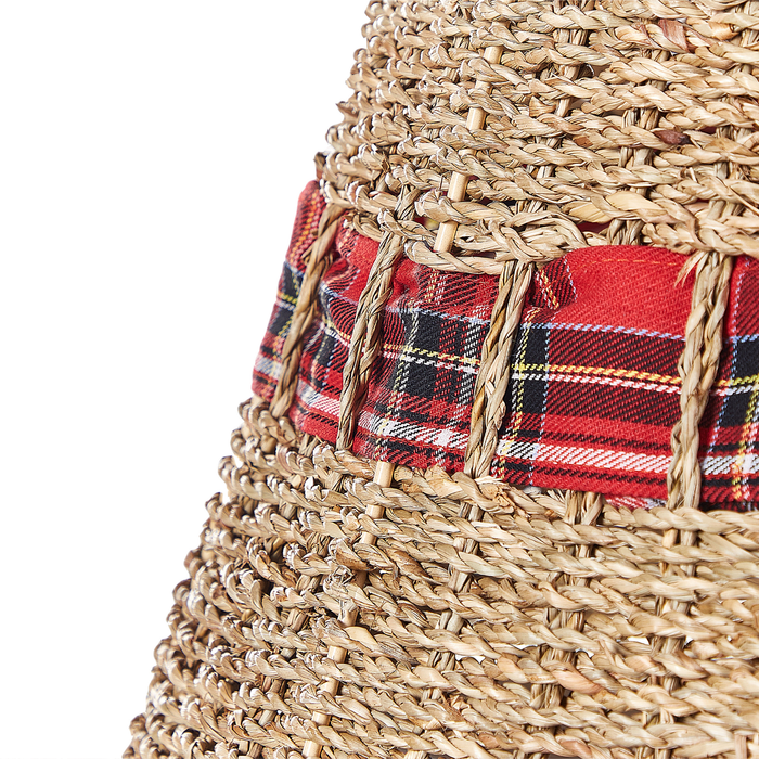 Beliani - MARCHE - Kerstboommand - Naturel - Zeegras