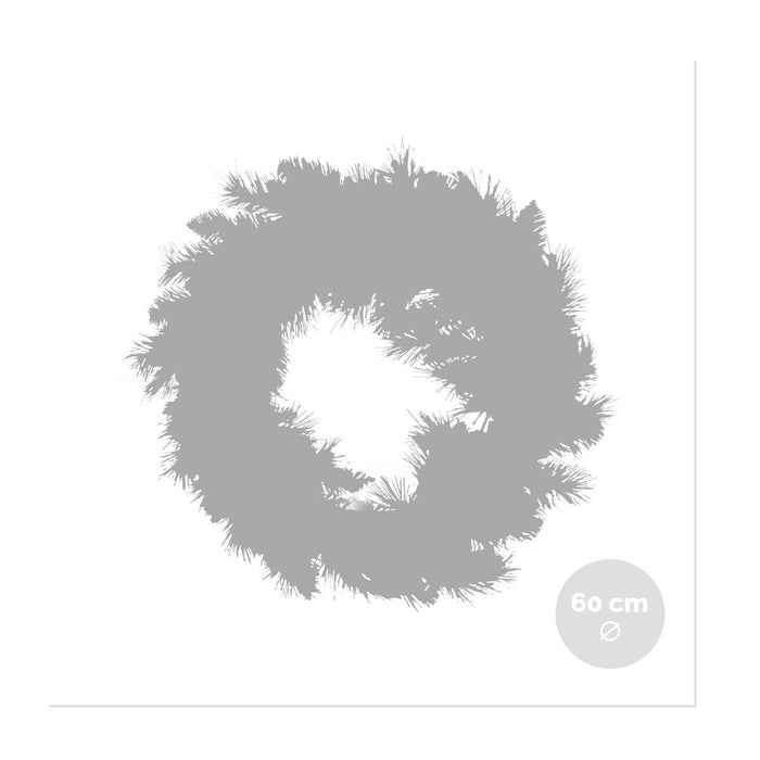 Bloomique - Kerstkrans 'King Tree' - Met verlichting - 60 cm