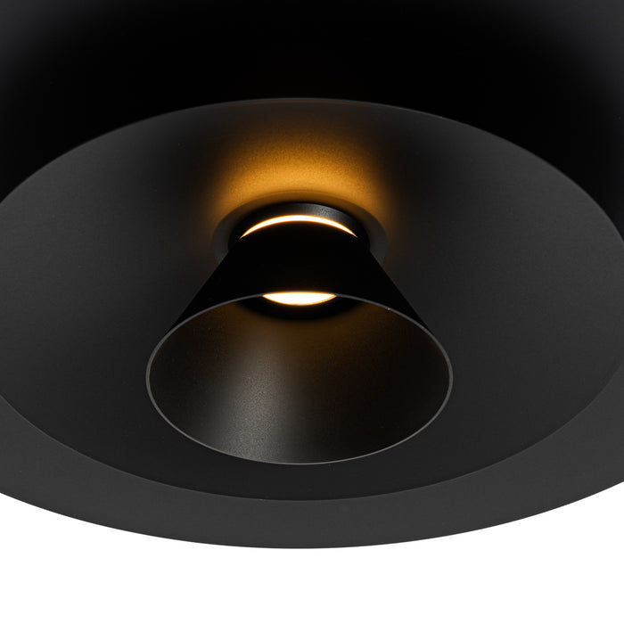 QAZQA Design hanglamp zwart incl. LED 3-staps dimbaar - Pauline