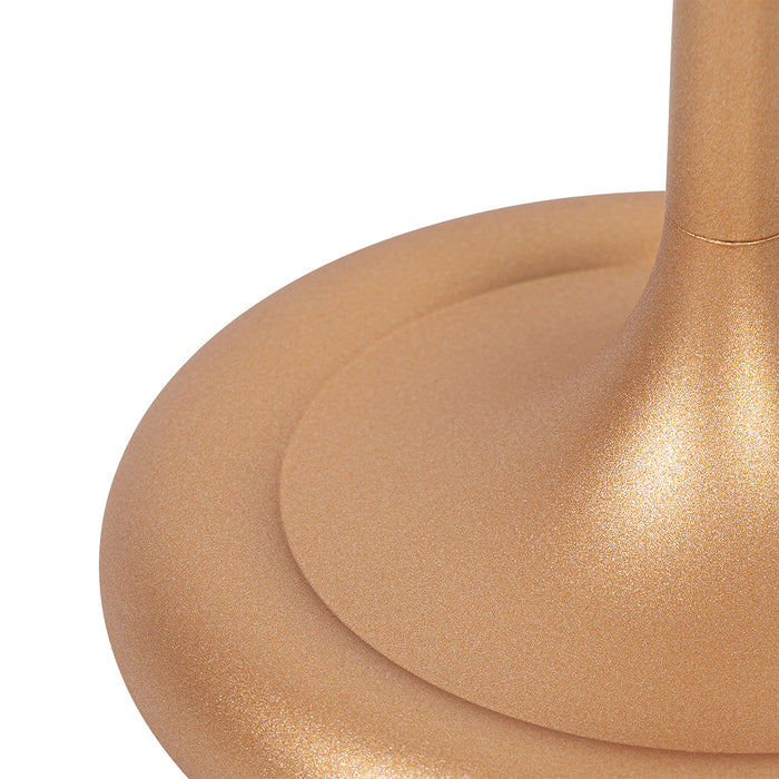 QAZQA Buiten tafellamp goud incl. LED met touch dimmer oplaadbaar -