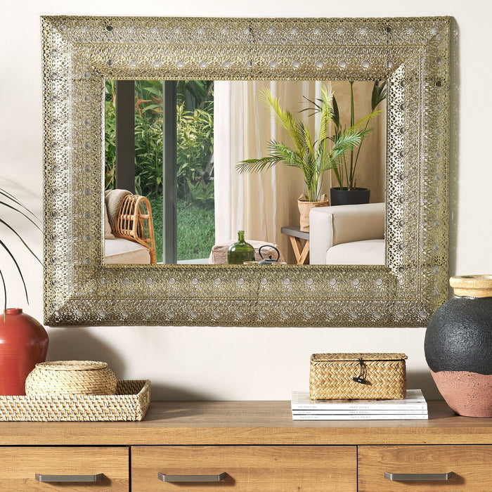 Beliani - DEHRADUN - Spiegel - Goud - Metaal