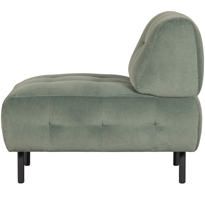 WOOOD Lloyd Fauteuil - Velvet - Waterplant - 75x90x90