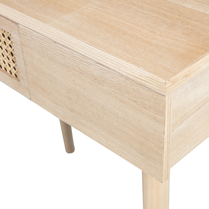 WOOOD Soof Hal|Kaptafel - MDF|Grenen - Naturel - 125x70x40