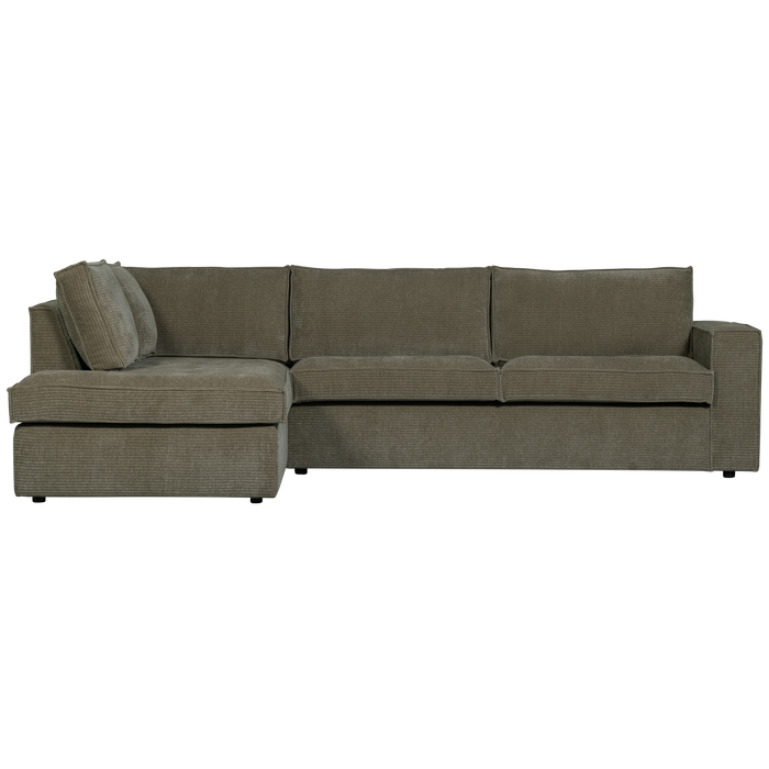 WOOOD Hajo Hoekbank Links - Rib - Forest - 84x283x197