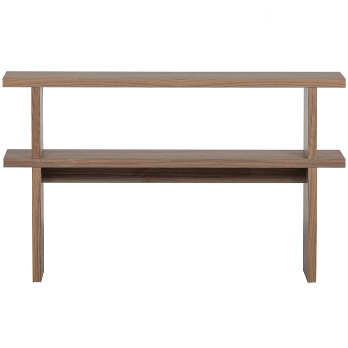 vtwonen Couchtable Sidetable - Noten Veneer - Naturel - 72x120x30