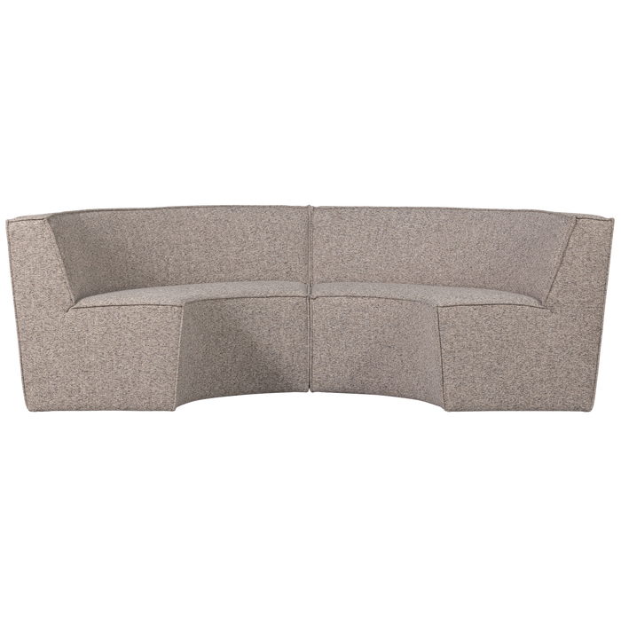 WOOOD Europa 4-Zits Eetbank - Polyester - Zand - 85x372x93