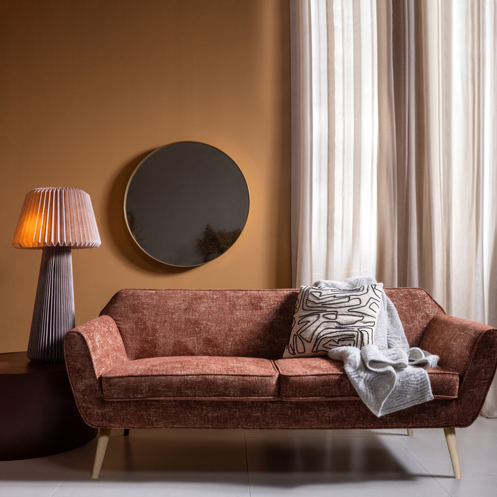 WOOOD Sami Staande|Tafellamp - Papier - Warm Grijs - 95x47x47