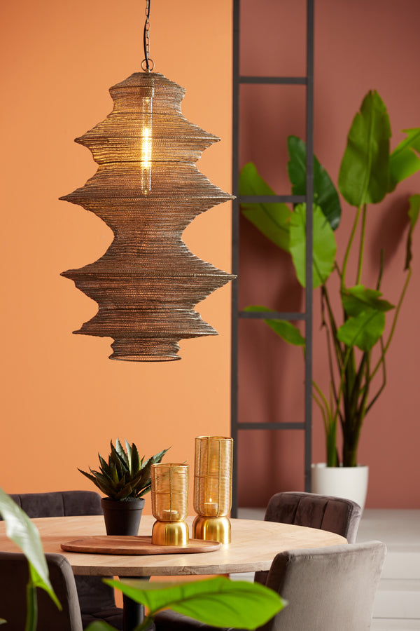 Light & Living Hanglamp Nakisha- Antiek Brons - Ø48cm