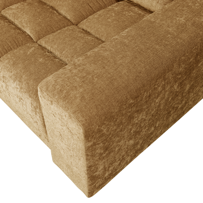 WOOOD Second Date 2-zits Bank - Vintage - Goud