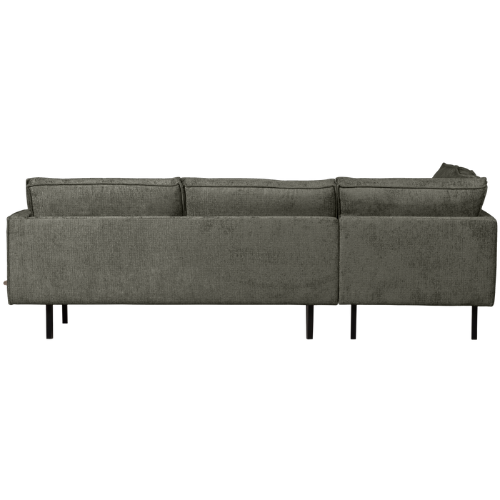 WOOOD Hoekbank Links Rodeo - Velvet - Frost - 85x266x213