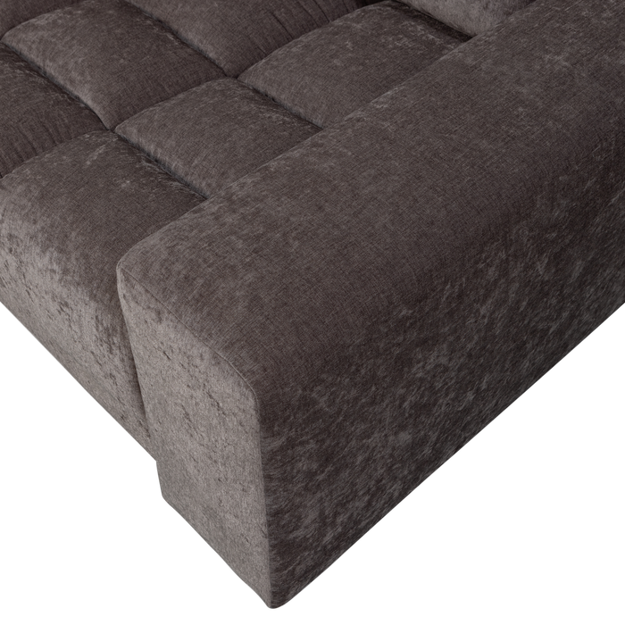 WOOOD Second Date 2-zits Bank - Vintage - Warm Grijs