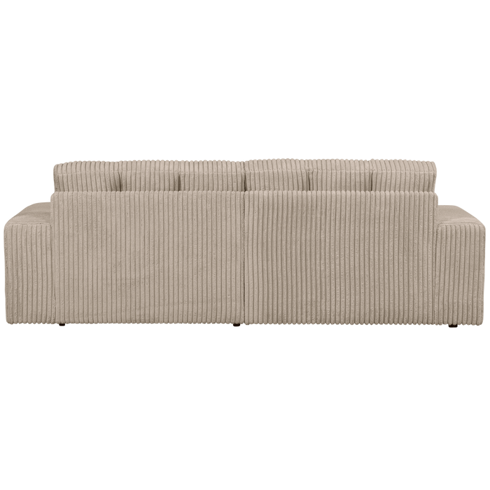 WOOOD Second Date 2-zits Bank - Grove Ribstof - Travertin