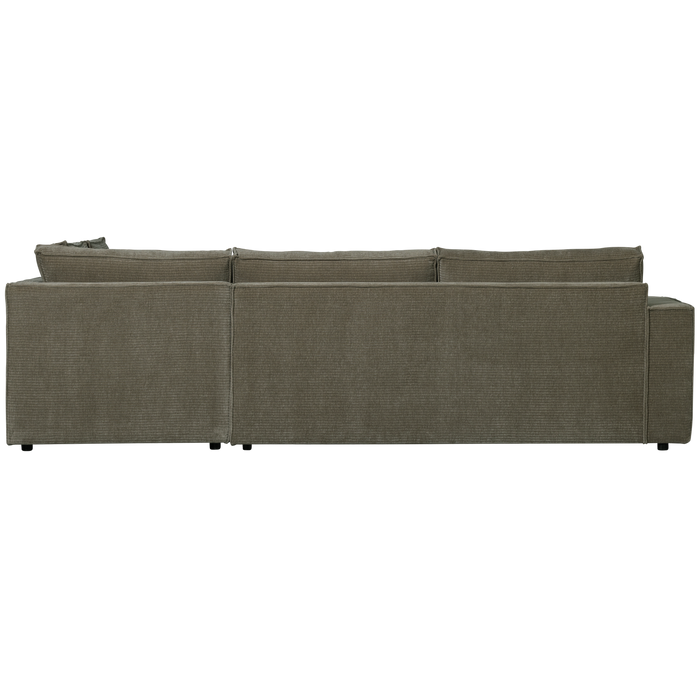 WOOOD Hajo Hoekbank Rechts - Rib - Forest - 84x283x197