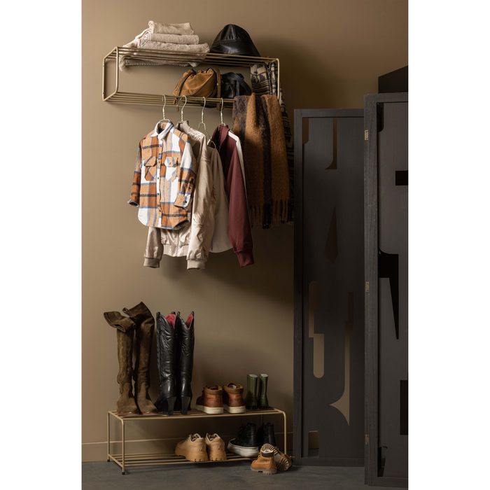 WOOOD Josse Schoenenrek - Metaal - Militair Bruin - 22x80x33