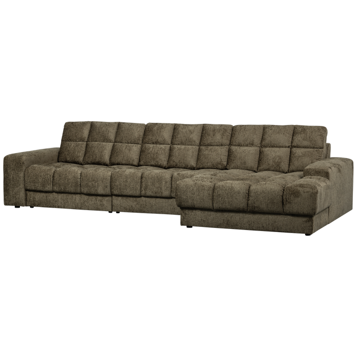 WOOOD Second Date Chaise Longue Rechts - Structure Velvet - Bonsai