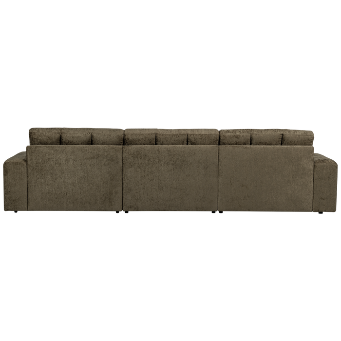 WOOOD Second Date Chaise Longue Rechts - Structure Velvet - Bonsai