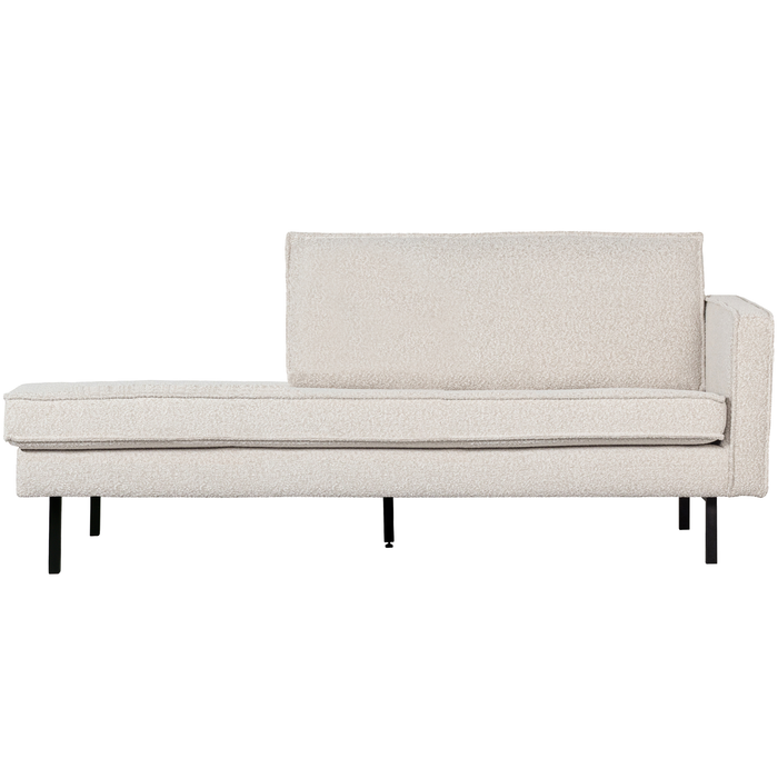 WOOOD Rodeo Daybed Right - Bouclé - Naturel - 85x203x86