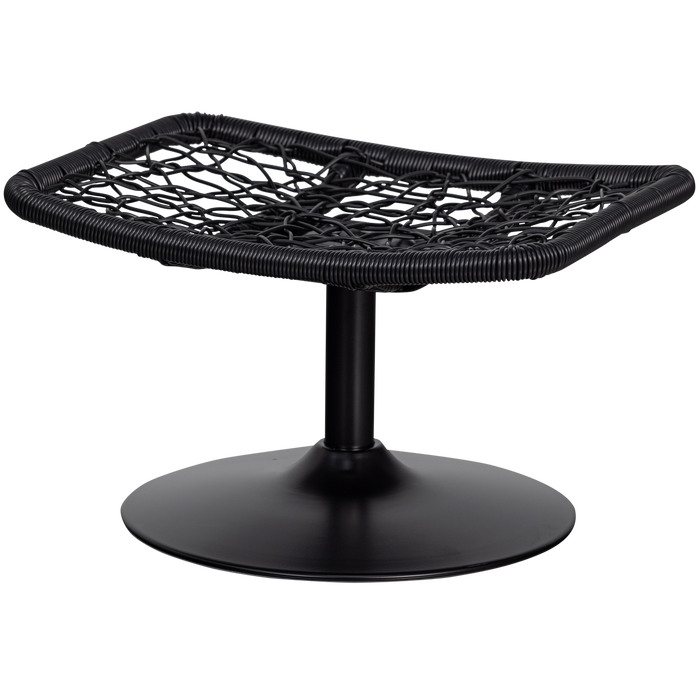 WOOOD Vive Hocker - Rattan - Zand|Zwart - 37x63x46