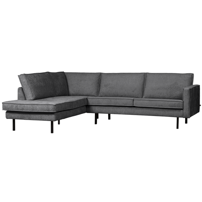 WOOOD Hoekbank Links Rodeo - Velvet - Mountain - 85x266x213