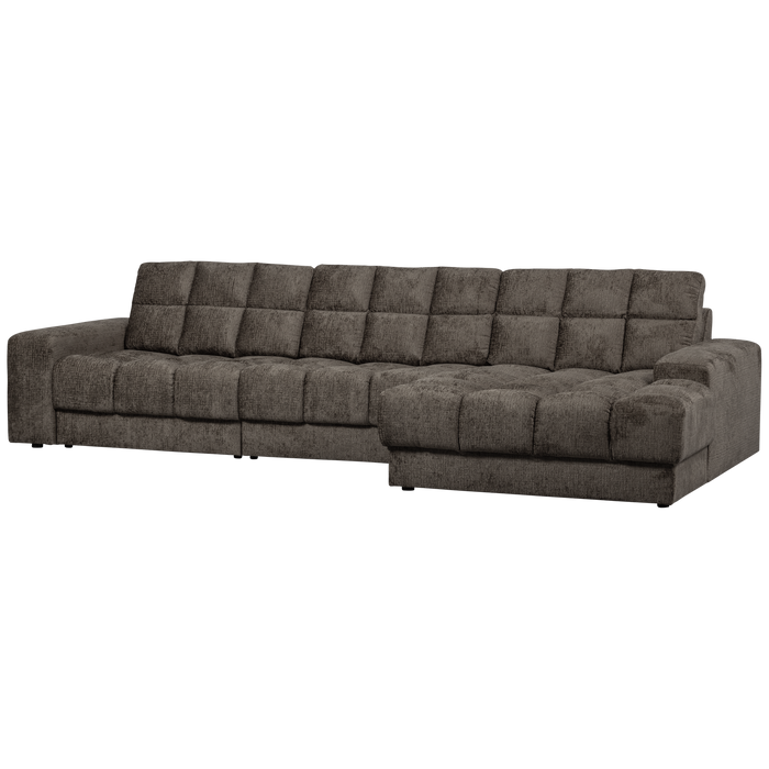 WOOOD Second Date Chaise Longue Rechts - Structure Velvet - Mountain