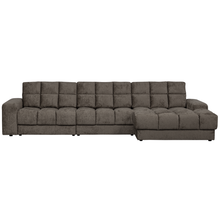 WOOOD Second Date Chaise Longue Rechts - Structure Velvet - Mountain