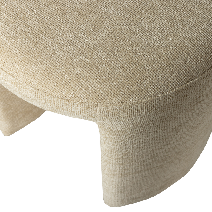 WOOOD Charlie Kruk - Chenille - Naturel - 47x45x45