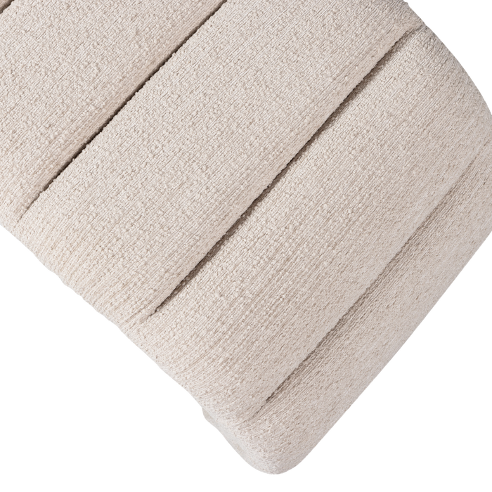 WOOOD Traffic Bankje - Stof - Naturel - 47x163x51