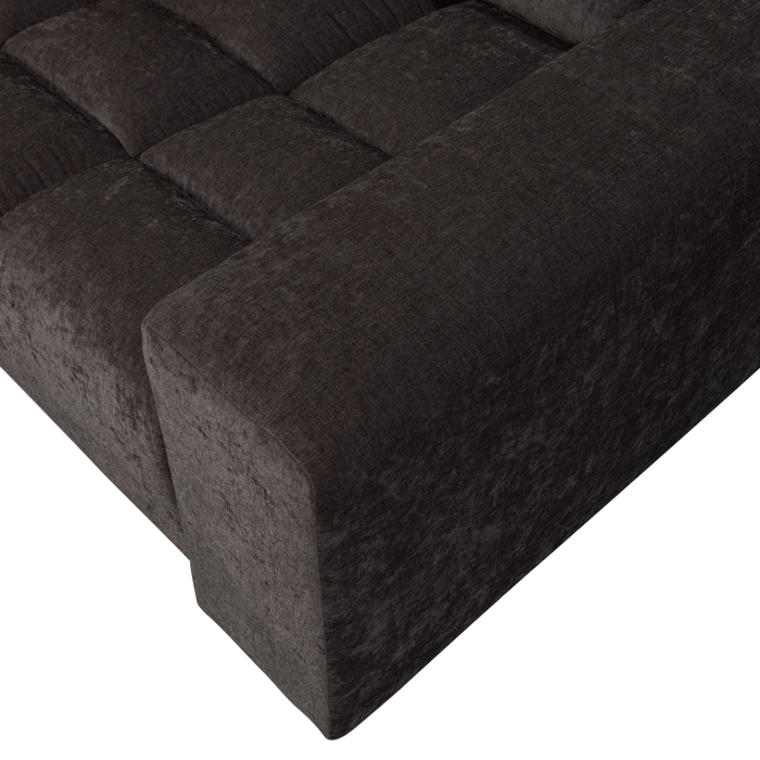 WOOOD Second Date 2-zits Bank - Vintage - Antraciet