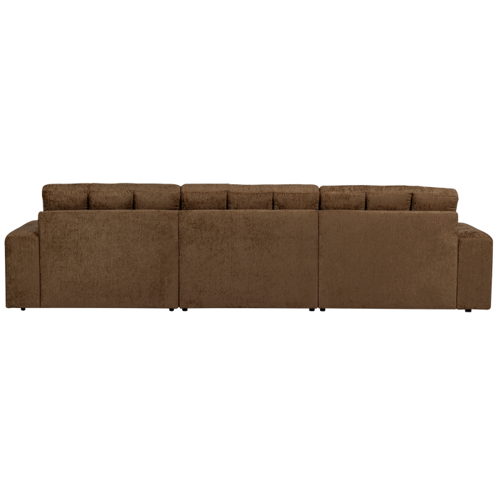 WOOOD Second Date 3-zits Bank - Structure Velvet - Brass