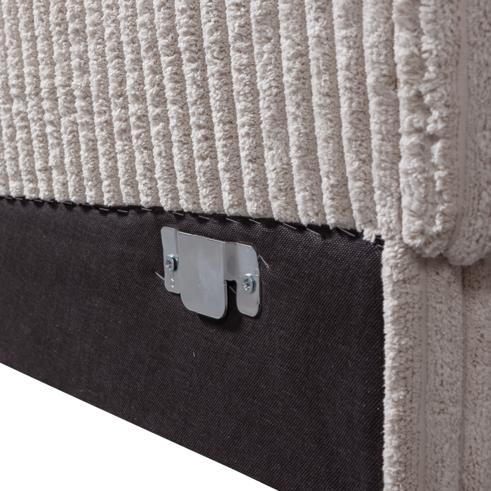 WOOOD Second Date 1-zits Element - Grove Ribstof - Naturel