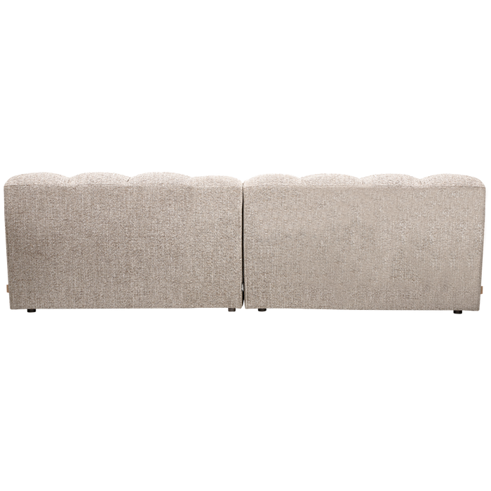 WOOOD Allure 3-Zits Bank - Geweven Stof - Naturel Melange - 79x280x86