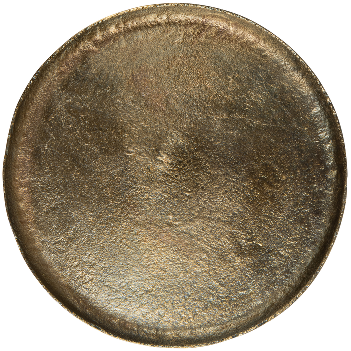 WOOOD Serving Plate Dienblad - Metaal - Antique Brass - Set van 2