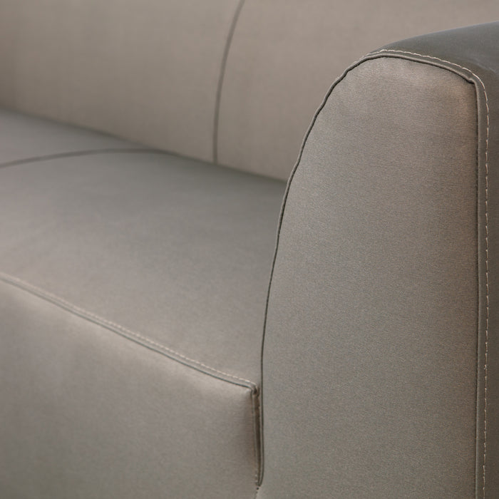 vtwonen Hollandia Hoekbank Buiten - PVC - Groen - 74x230x85