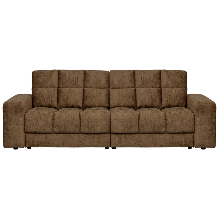 WOOOD Second Date 2-zits Bank - Structure Velvet - Brass